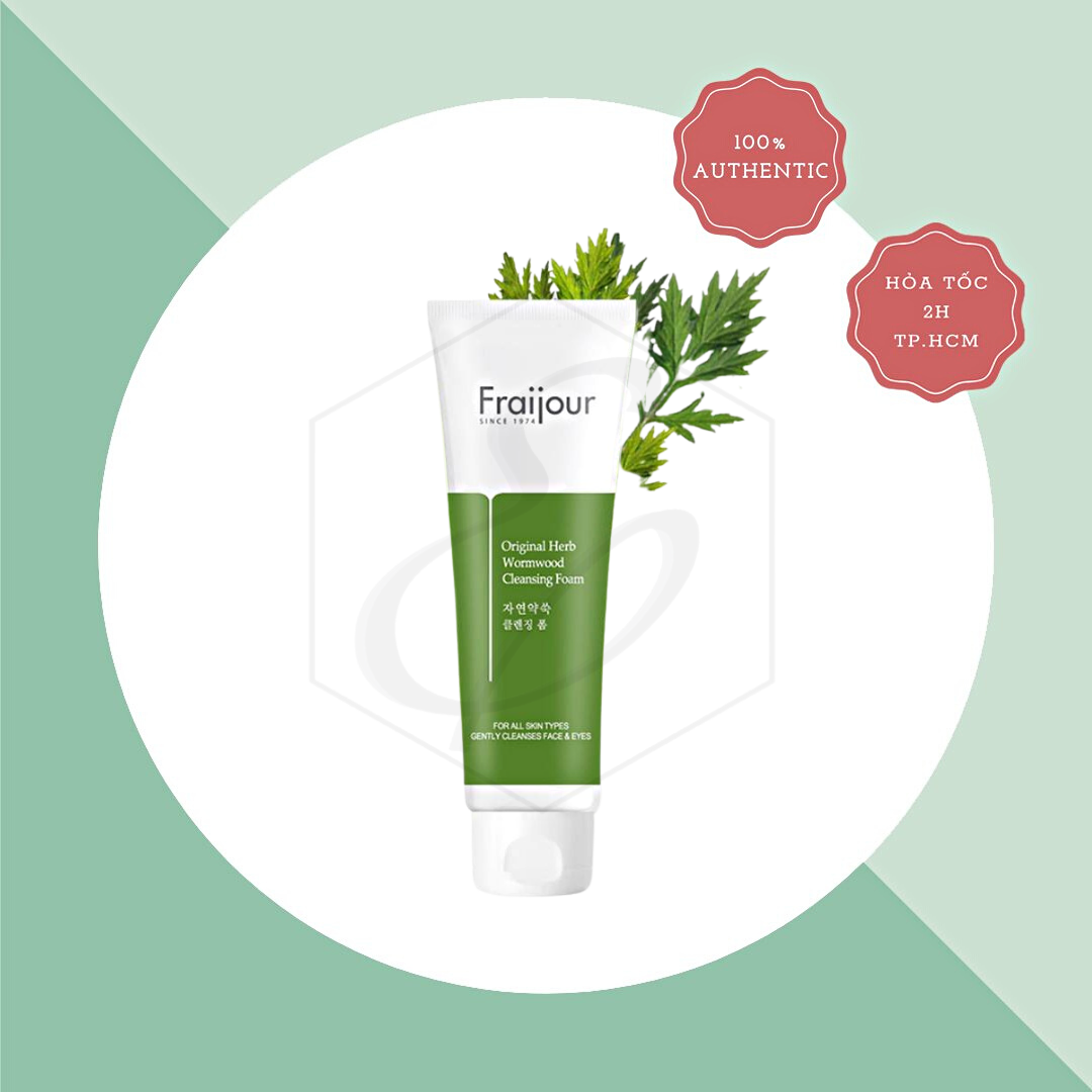Sữa rửa mặt Fraijour Original Herb Wormwood Cleansing Foam - 150ml